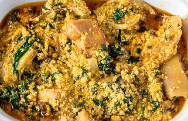 Pot of Egusi Soup